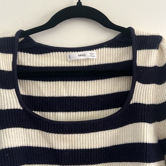 Mango stripped knit sweater - Picture 3 of 5
